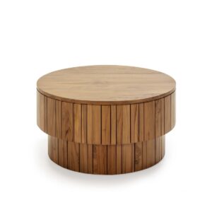 MESA DE CENTRO MADERA DE TECA NATURAL