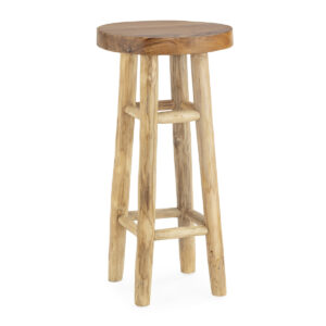 TABURETE 40X40X80 MADERA DETECA -- NATURAL