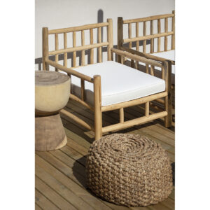 TABURETE 30X30X45 MADERA DE SUAR -- NEGRO