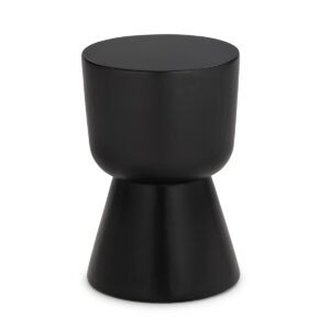 TABURETE MADERA DE SUAR -- NEGRO